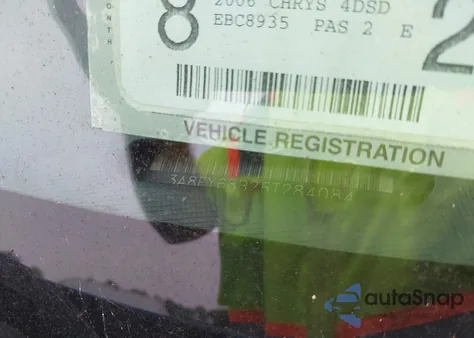 2006 Chrysler Pt Cruiser Limited из США, поврежденный, VIN 3A8FY68B26T284084